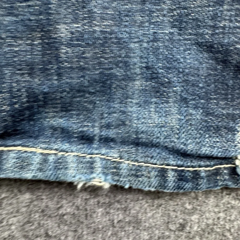 Levi's 501XX Jeans Mens Sz 36x34 Fit 36x31 Button Fly Straight Distressed